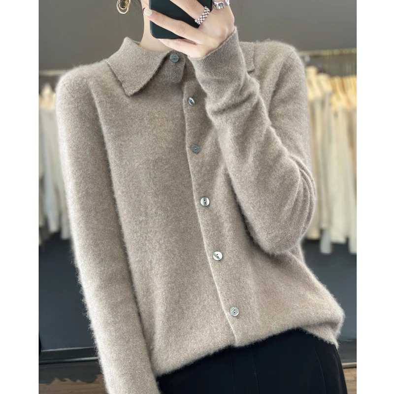 2023 Autumn and Winter Women\'s cardigan Women\'s cashmere sweater Women\'s sweater Fashion cardigan Women\'s coat