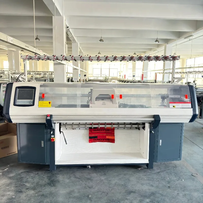 Popularna komputerowa maszyna dziewiarska płaska, przemysłowa maszyna do swetrów wełnianych, maszyna dziewiarska intarsia