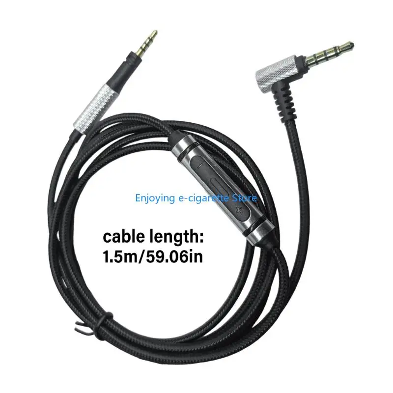 Verstärktes geflochtenes Hilfskabeldesign für M2OE-Headsets 1,5 Meter/59,06 Zoll Y4QF – Detail 6