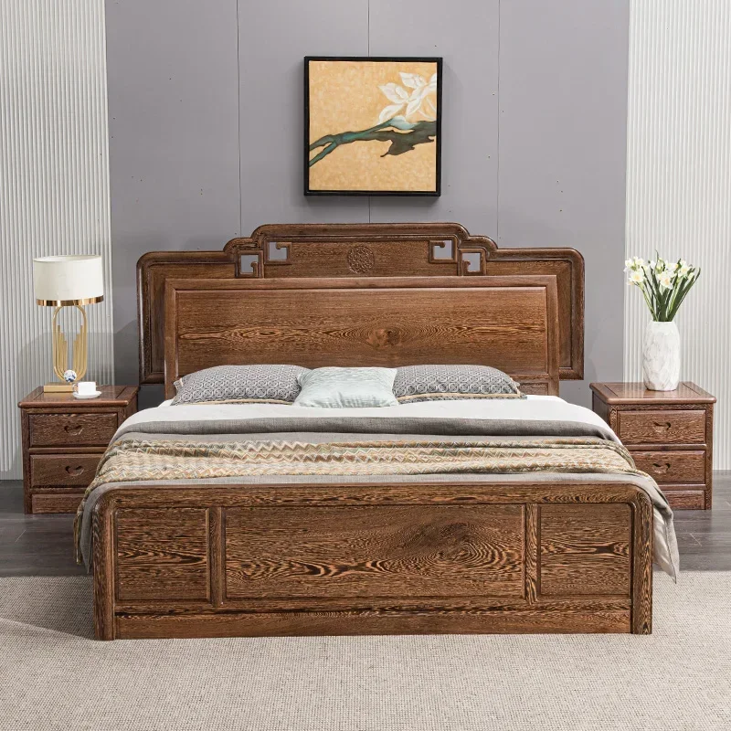 Mahogany furniture new Chinese classical Ming and Qing Dynasty bed master bedroom