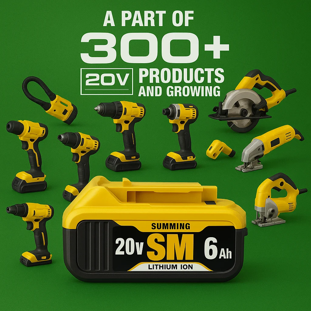 

SUMMING battery for Dewalt 18V/20V power Toolsrechargeable electric tool Accessories Lithium batteriesReplace DCB200 DCB184