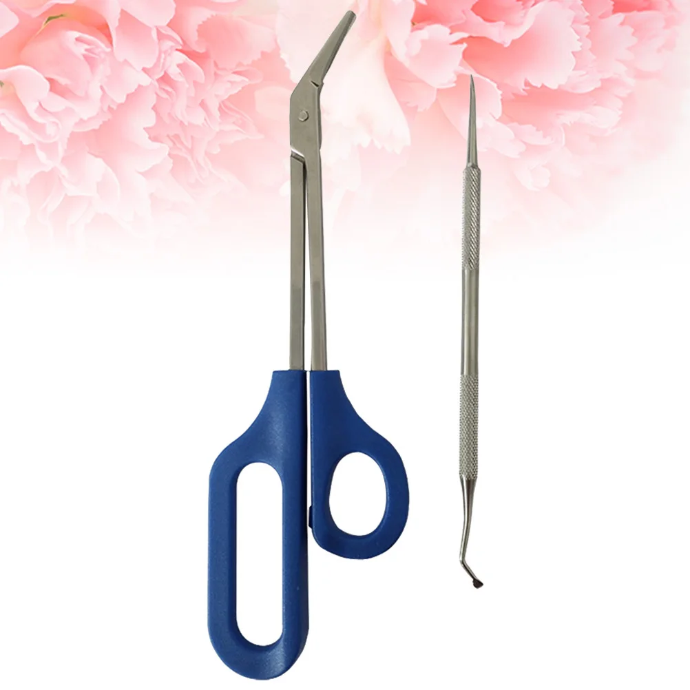 고품질 스테인리스 스틸 매니큐어 페디큐어 그루밍 키트 네일 커터 세트 (가정용/야외용) 실버 네일 케어 세트 1세트