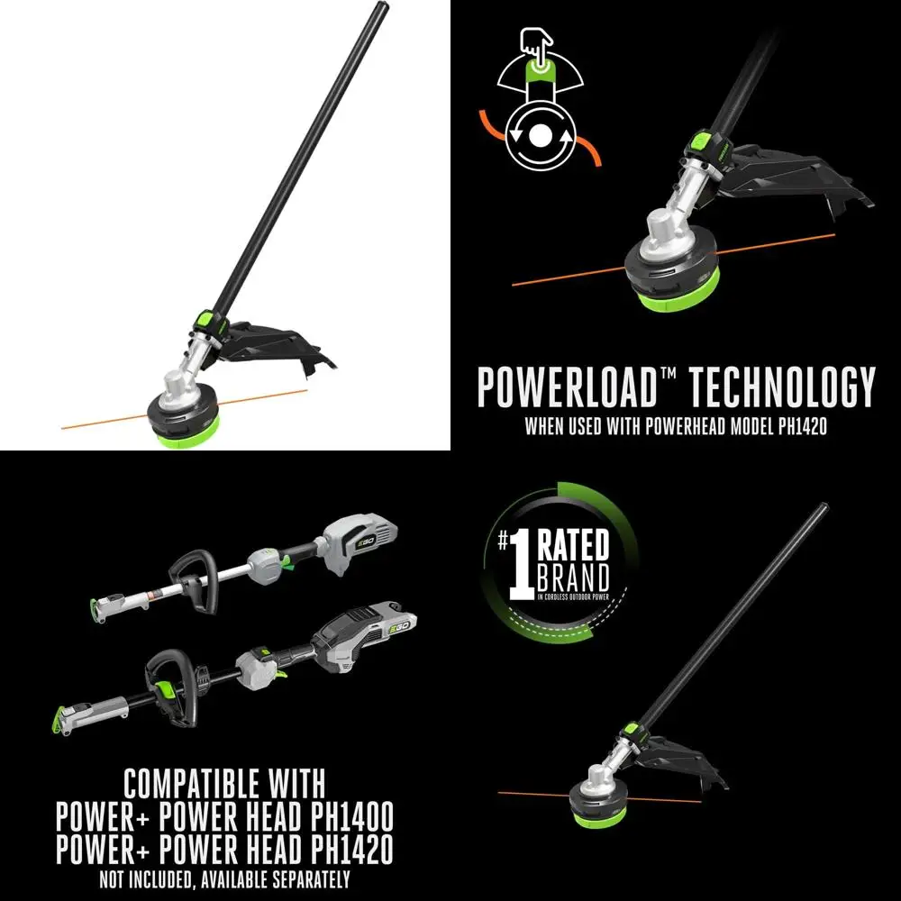 16-Inch Carbon Fiber String Trimmer Attachment for 56-Volt Lithium-ion Multi-Head System with Powerload Technology