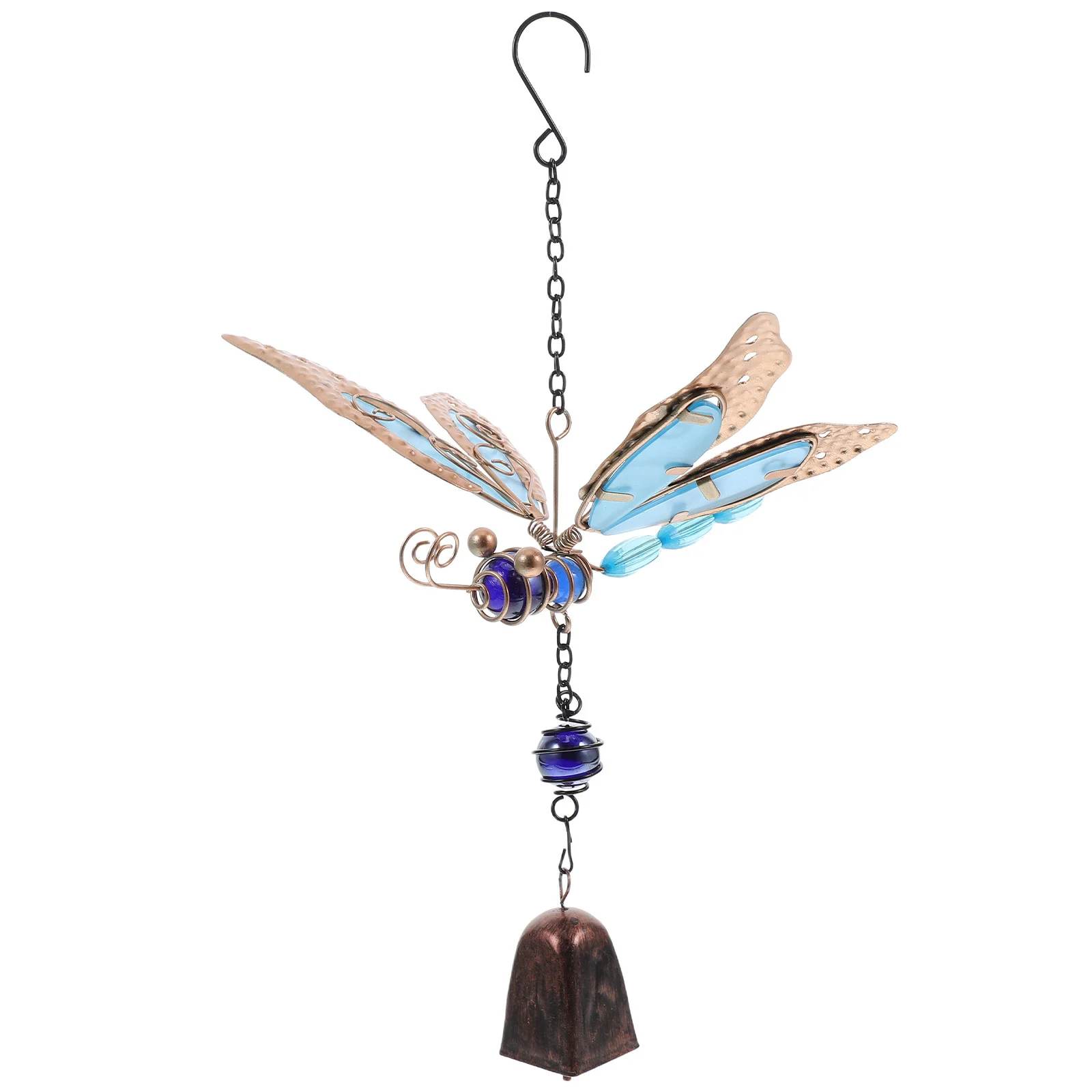 

Glowing Dragonfly Wind Chimes Metal Bell Garden Patio Outdoor Hanging Decoration for Home Party Yard Patio Wind Chime