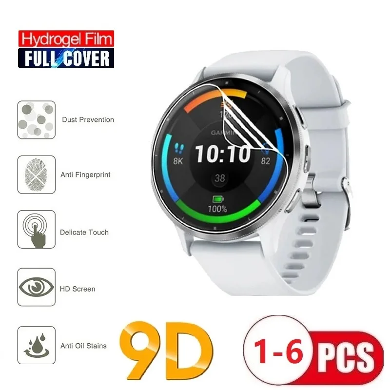 Protective Watch Film On Garmin Venu 2 2s 3 Screen Protector Hydrogel Film Not Glass For Garmin Venu 2 2s 3 Soft Film TPU Foil