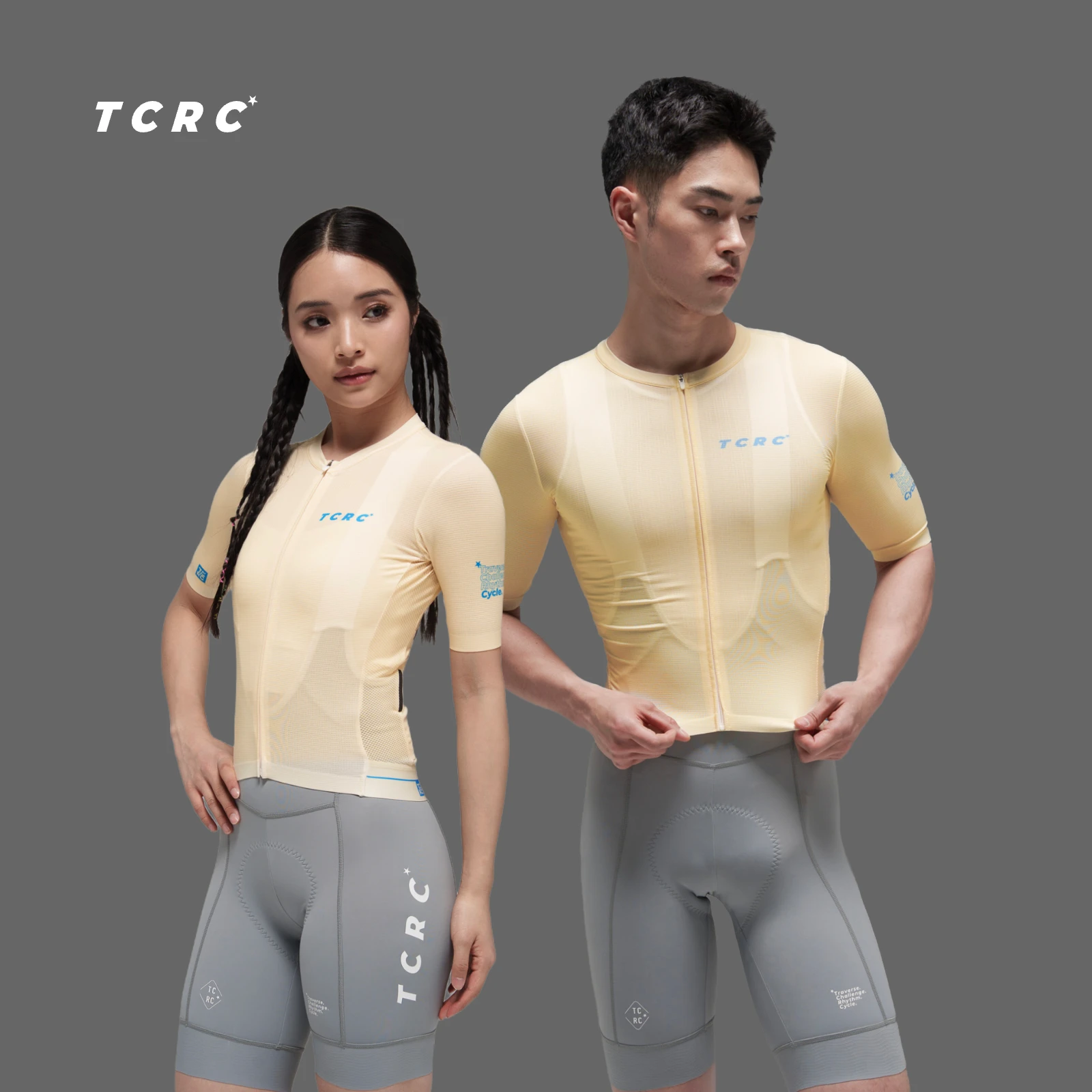

TCRC Summer Short Sleeve Cycling Jersey Women Men Tight Bicycle Tops 2026 Breathable Quick Dry Bike Shirts YKK Zipper 2XL