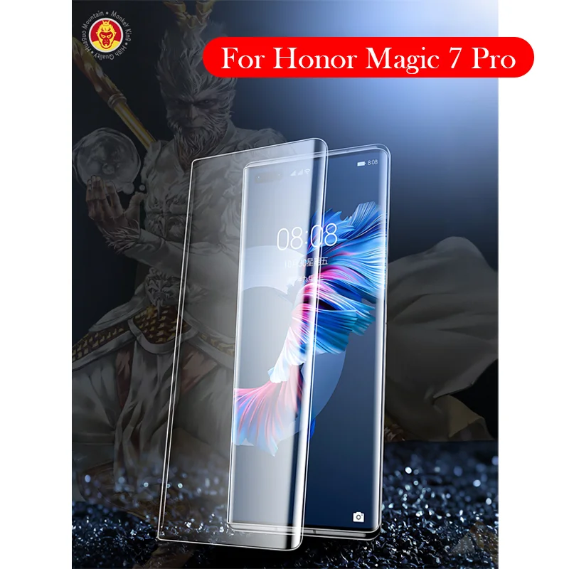 

2PC Monkey King UV Tempered Glass For Honor Magic 7 Pro Screen Protector for HONOR MAGIC 7 PRO