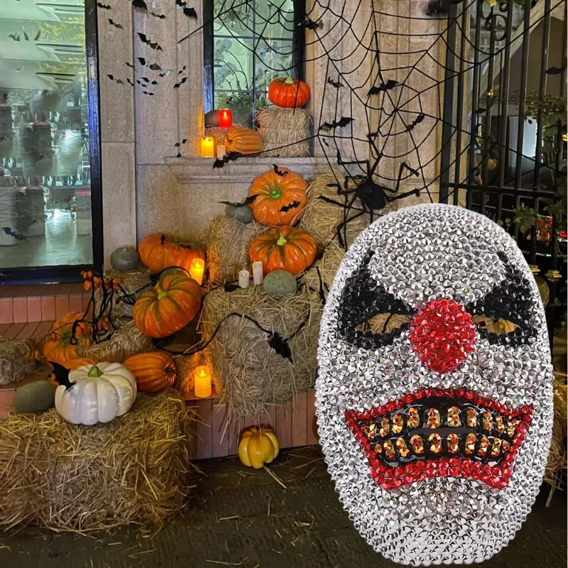 Europe and the United States new diamond-encrusted diamond mask ball Halloween party fashion mask