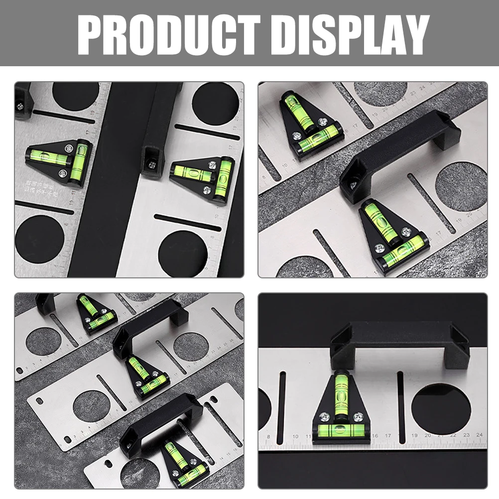 

6 Pcs Mini Level Compact Spirit Bubble for Rv Automobile The Hanging Pictures Plastic Camper Leveler Campers