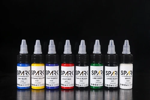 Spark-tinta de tatuaje más nueva, 15ml, maquillaje permanente profesional de alta calidad, Microblading corporal, tintas de tatuaje para colorear fáciles