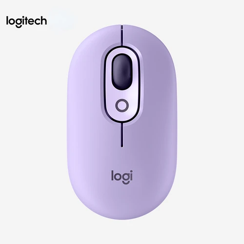 Imagen 2 del producto Logitech-ratón inalámbrico POP con Bluetooth, MOUSE para oficina, hogar, portátil, accesorios, máquina de juegos, ergonómico