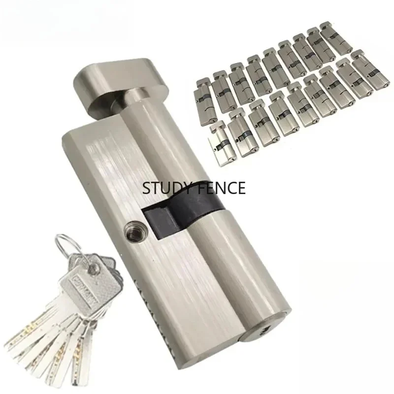 

Lock Cylinder Height 29mm Bring 5 Keys Mechanical Lock Cylinder Suitable for Indoor Doors Household Hardware Accessories