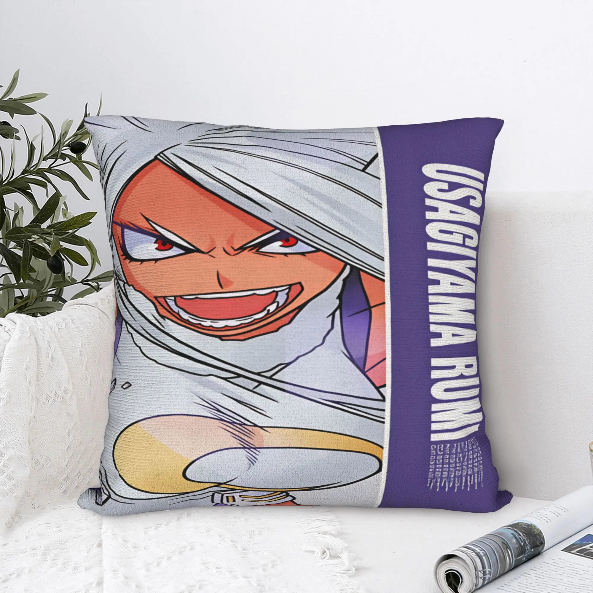 Rabbit Hero Mirko  Pillow Cover  Kawaii Pillow Case For Sofa Home Decor Custom Pillowcases Gift