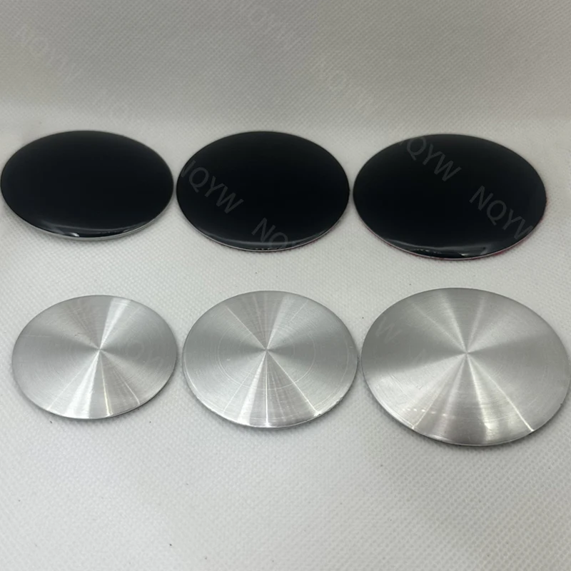 4Pcs/Set 3D Aluminum Car Wheel Center Caps Stickers 45mm 50mm 56mm 60mm 65mm 70mm 75mm Car Rim Hubcap Cover Decal Accessories