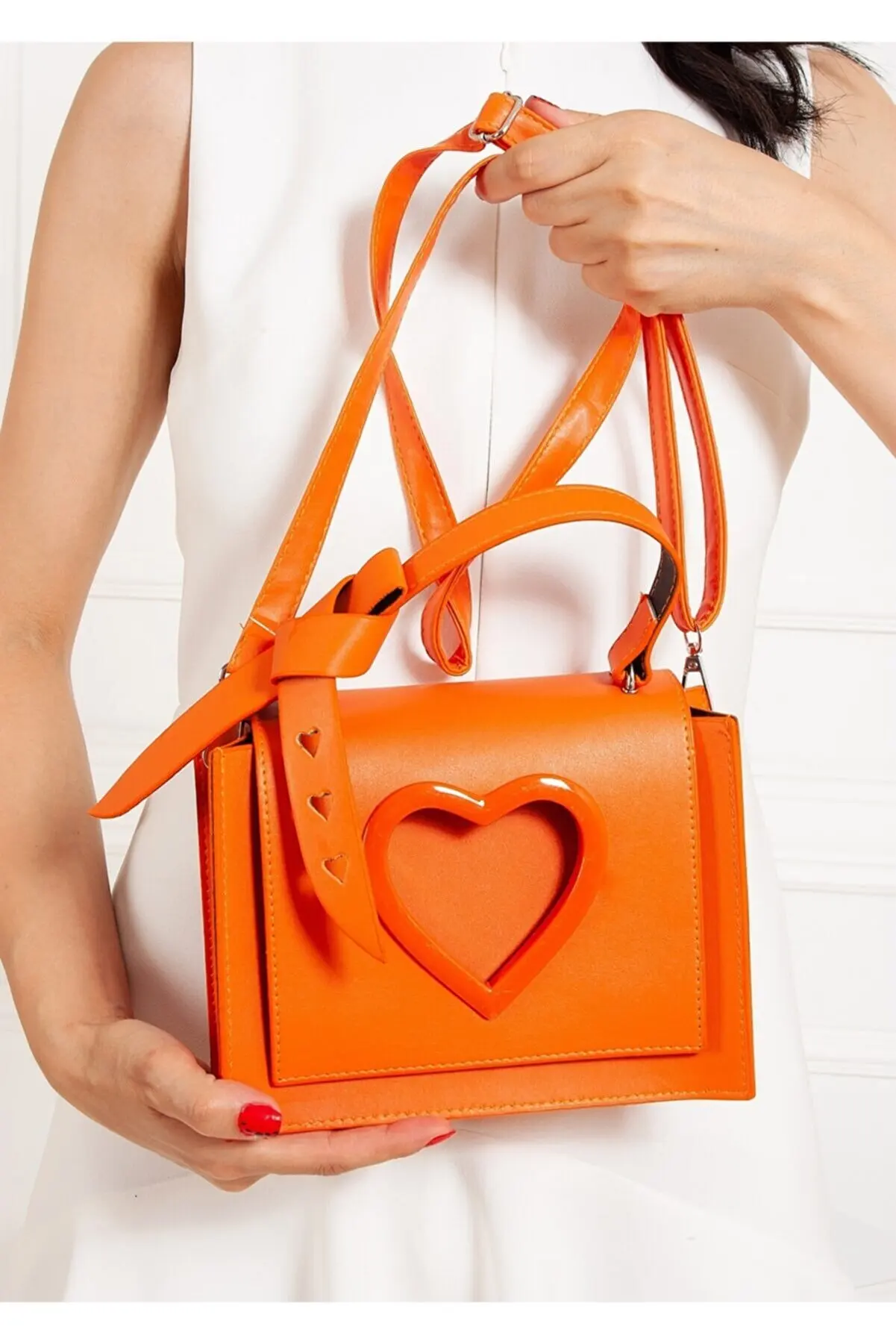 New Model 2022 Luxury Special Design Orange women's Shoulder Top Handle Bag Fast Delivery