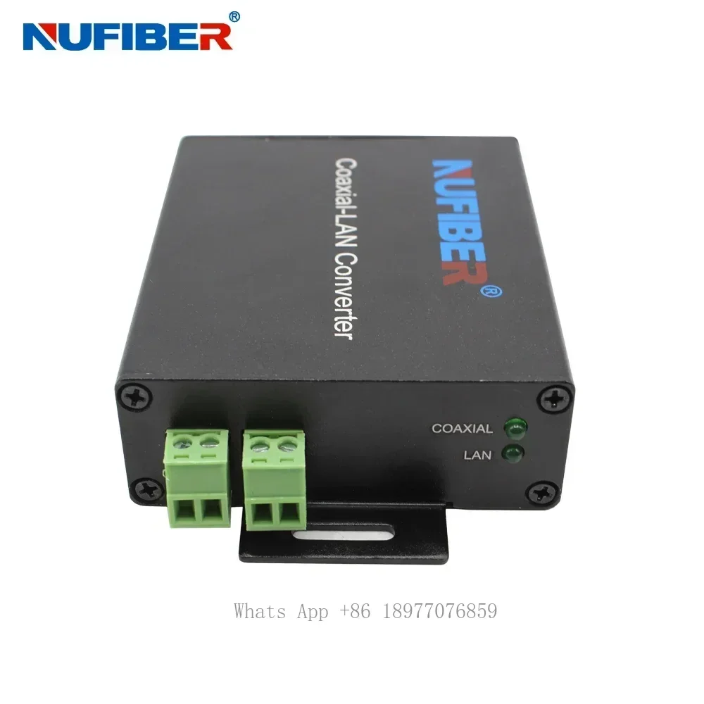 2 Wire Ethernet Converter, IP Ethernet Over Twisted Pair Cable Telephone/LAN Extender, Ethernet Over Coax Slave Master Eoc