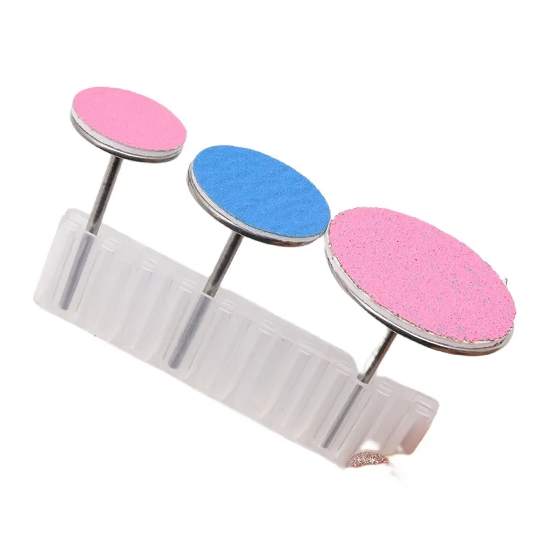 New~White Sanding paper 50/pcs Pedicure Foot Care Tools 15mm 20mm 25mm 35mm nail drill bit Disk disc Salon Calluse Replaceable