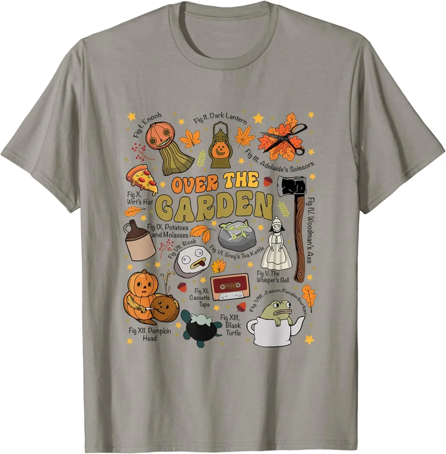 Over The Halloween Garden Wall, Pumpkin Fall Thanksgiving T-Shirt