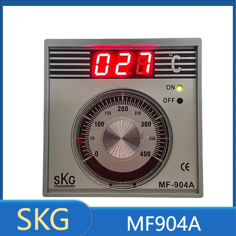 

SKG MF-904A Temperature Controller Digital Display Instrument Oven Constant Meter K Type 0-400° 12V 24V 110V 220V 380V SSR RELAY