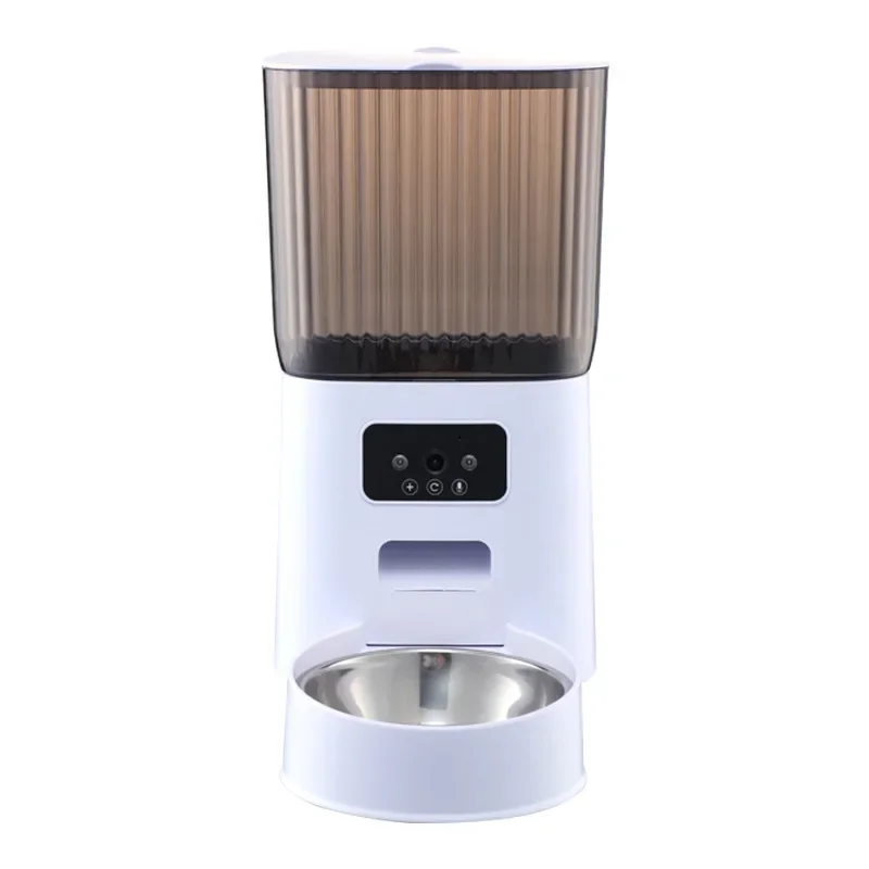 New WiFi Pet Feeder - Smart Automatic Cat Food Dispenser, Timer & Quantitative Feeding Machine, Remote Voice & Video Feeding