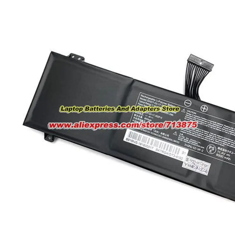 GKIDT-00-13-3S2P-0 Battery 11.4V 8200mAh 93.48Wh for XPG XENIA 15 For Schenker XMG Fusion 15 XFU15L19 laptop GKIDT-03-17-3S2P-0