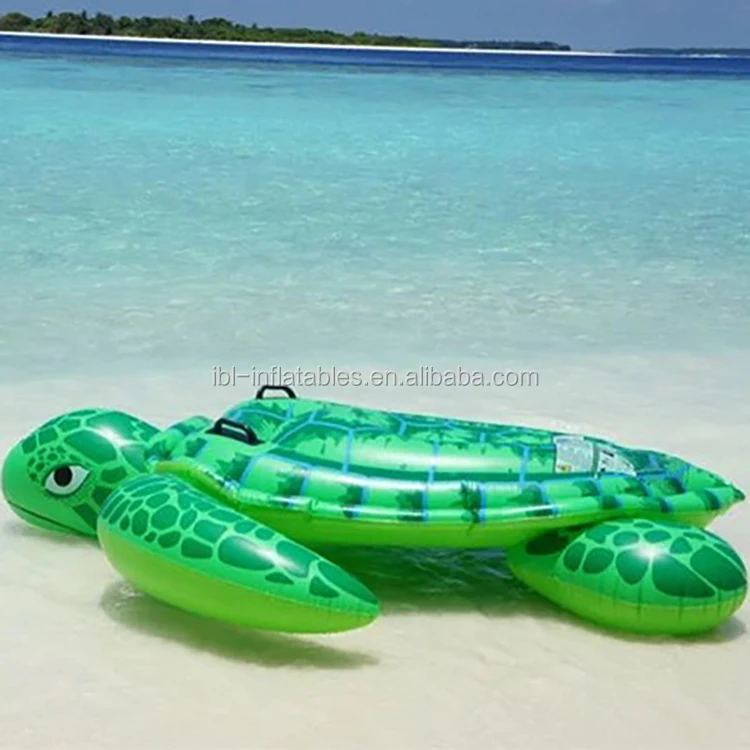 Inflatable Water Float Sea Turtle Ride-On Inflatable Swimming Pool Float