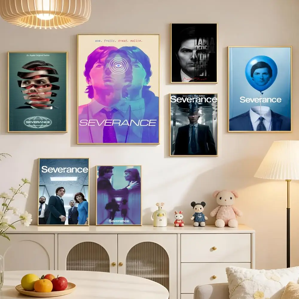 Film Series Movie Classic Severance Poster PP Self Adhesive Aesthetic Room Decor Bedroom Dorm Gaming Room Home Decoration Gift