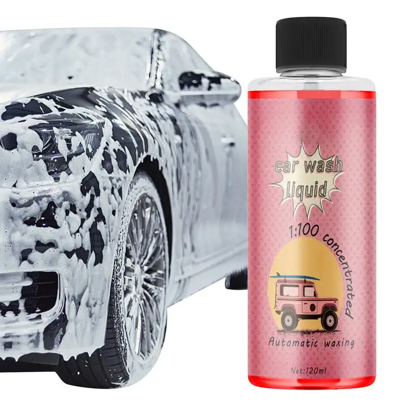 Détergent de lavage de voiture à haute concentration, liquide de lavage de voiture, livres, concentré pour voitures, camions, Hurcycles, 120ml