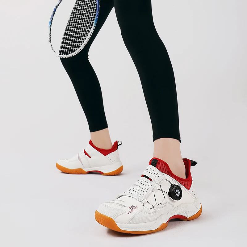 Zapatos de bádminton para hombre, competición juvenil de entrenamiento de tenis de mesa, tenis al aire libre, zapatillas de voleibol para hombre, talla 39-45