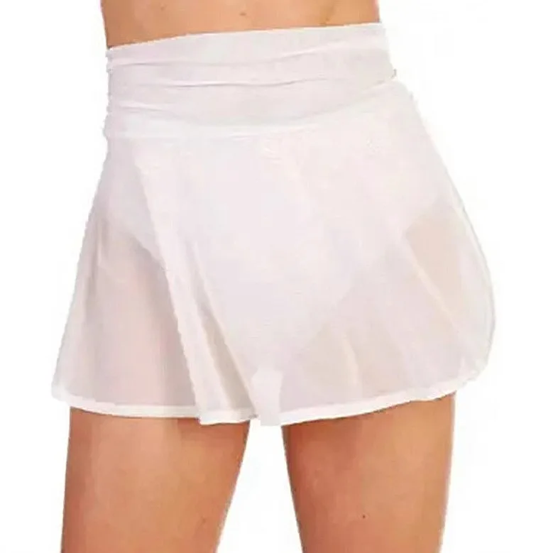 Mini Dress Mesh Sun Flare Skirt Women Dresses Summer Spring
