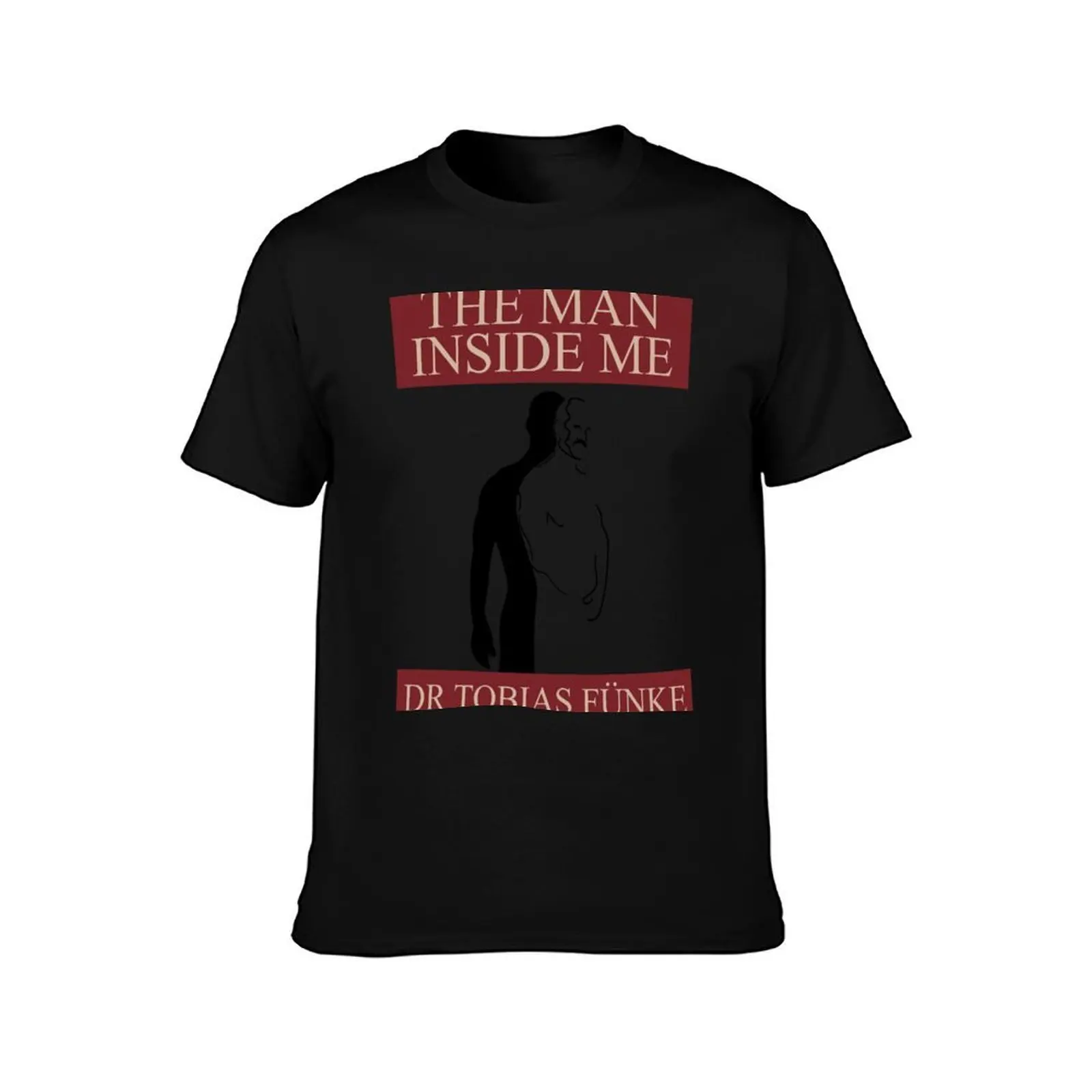 Tobias Funke The Man Inside Me Book T-Shirt, Summer Casual Cotton Tee, Oversized Streetwear Tops, Vintage Graphic Print