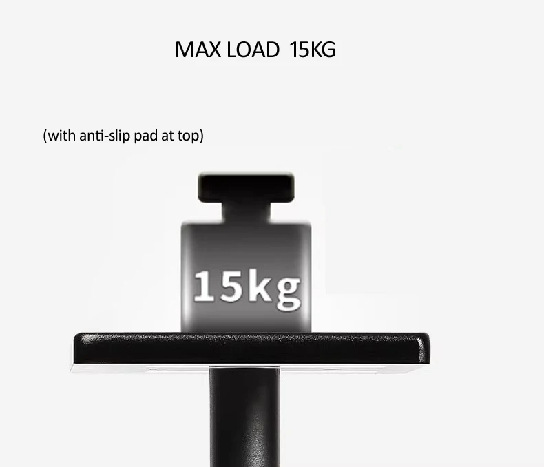 SF50 600mm Floor Speaker Stand by D-MOUNT, Sturdy Display Stand with 15kg Load Capacity for 3