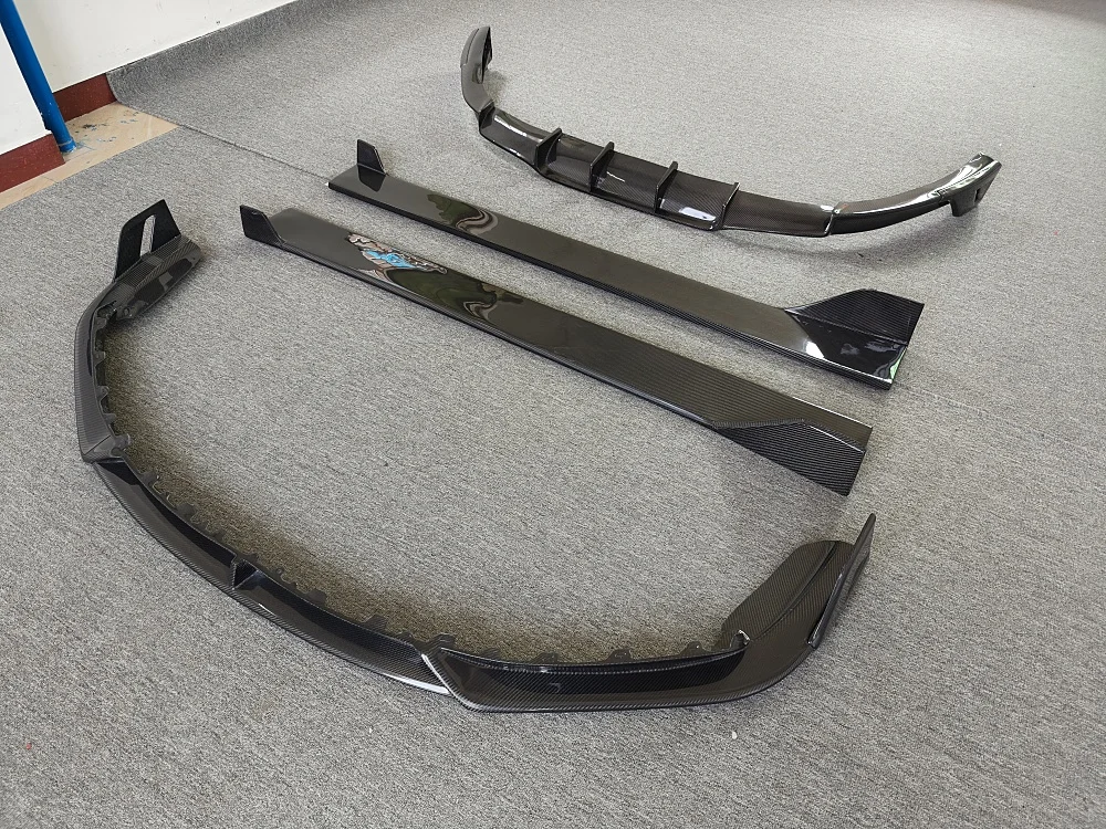 

For Porsche 992 911 4S Edition Modification Upgrade X Model Carbon Fiber Front and Rear Diffuser Side Skirt Body Kit