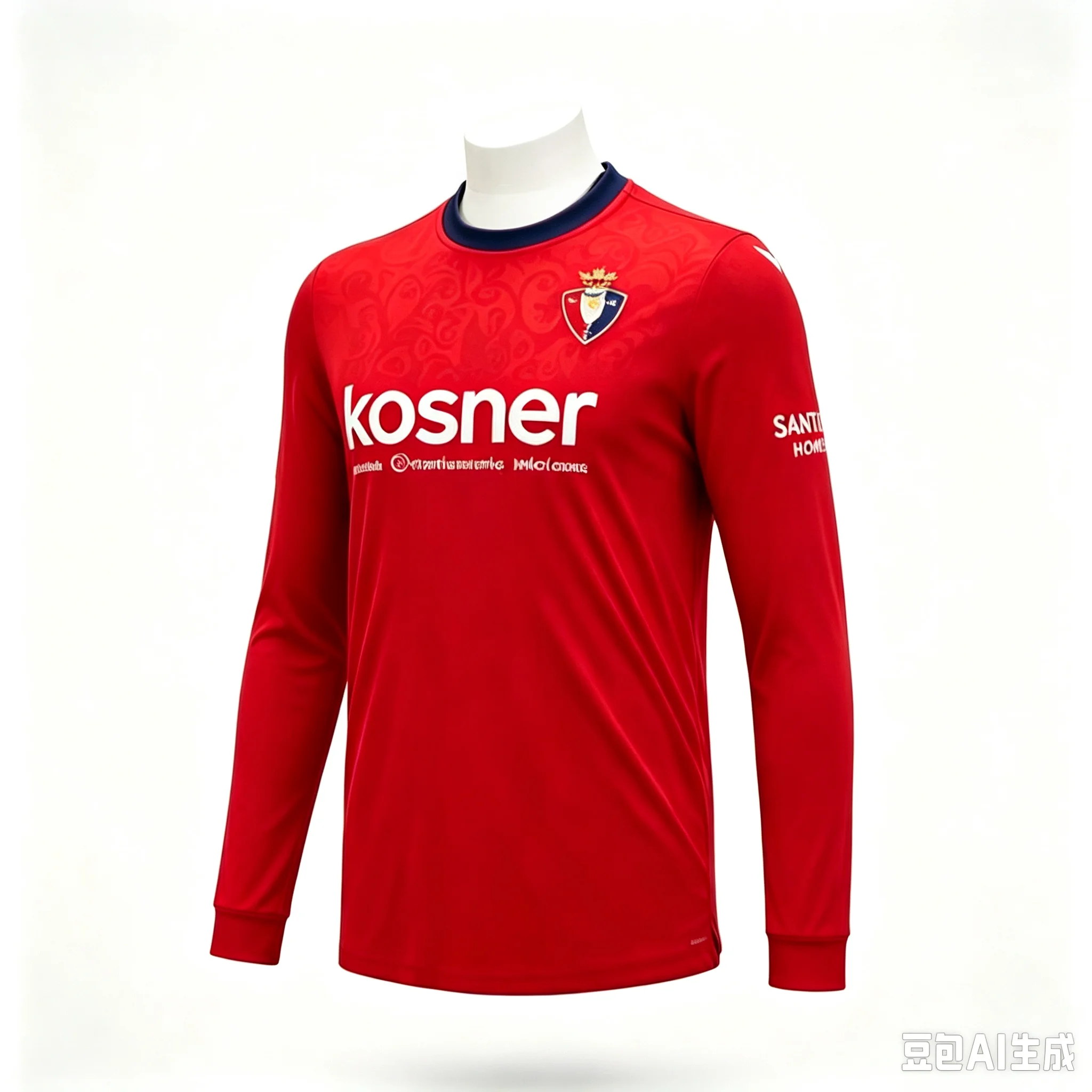 26 Spain CA Osasuna Long Sleeve Soccer Jersey Spring Autumn Y2K Quick Dry 3D Printed Football Shirt Men Sports Training Uniform