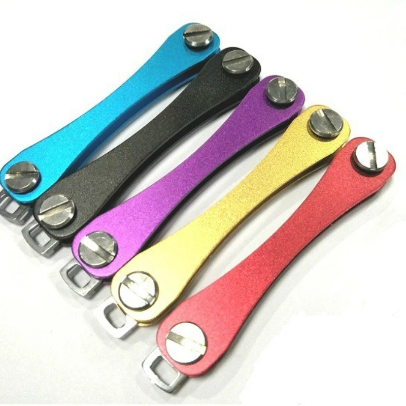 Aluminum Alloy Key Holder, Outdoor EDC Tool, Metal Key Storage, Multi-color OptionalDIY Fun, Bring All The Keys Together
