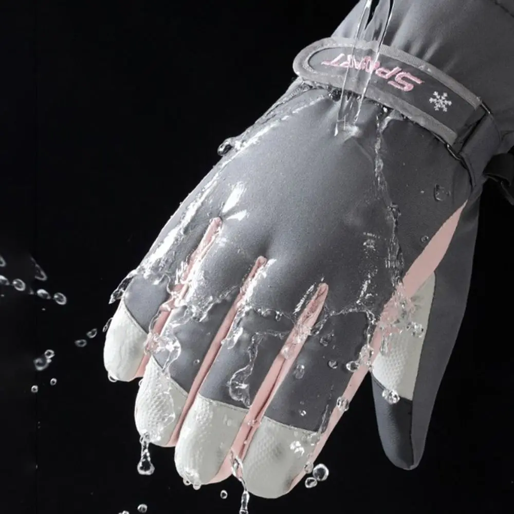 Ultralight Winter Ski Gloves Warm Waterproof Driving Gloves Thermal Thicken Snowboard Mittens Riding Equipment