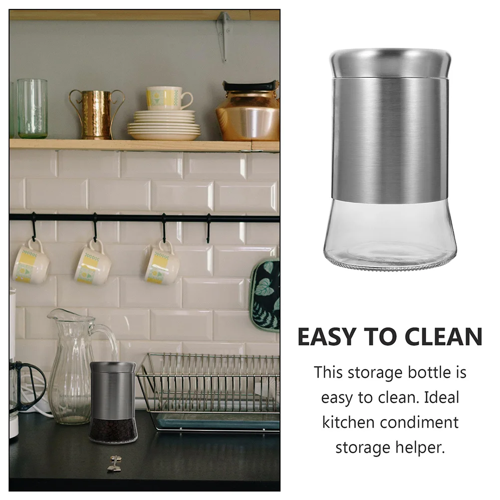 

Stainless Steel Sealed Canister Kitchen Storage Jar For Tea Coffee Sugar Dried Fruit Nut Snack Container
