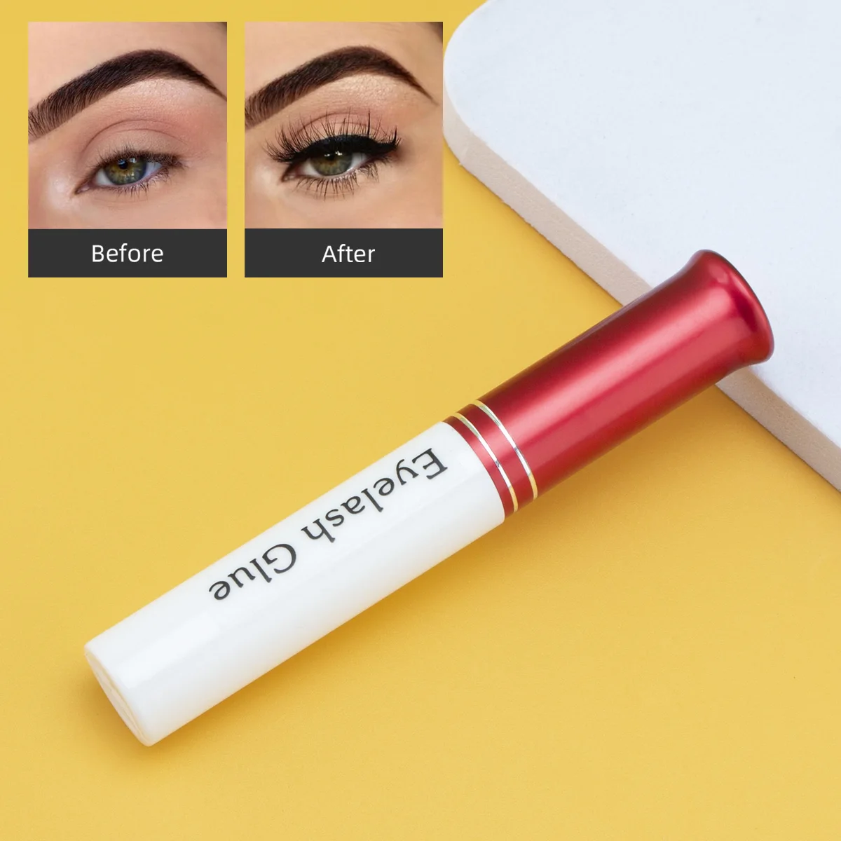 [แข็งแรง ทนทาน กันน้ํา และกันเหงื่อ] กาวติดขนตาปลอม แห้งเร็ว อ่อนโยน ไม่ระคายเคือง ดวงตาที่บอบบาง เหมาะสําหรับ