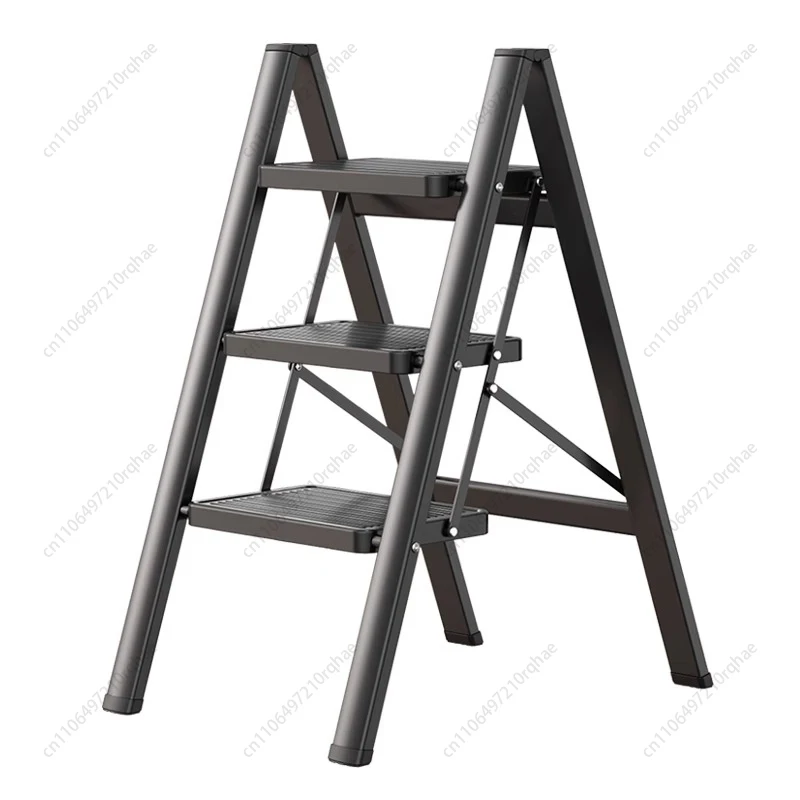 

Herringbone Folding Ladder 3-4 Steps, Household Portable Telescopic Stool, Thickened Multi-Function Safety Ladder