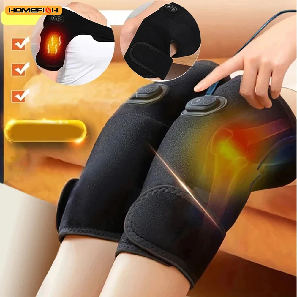Smart Heated Massage Brace for Shoulder - Support with Graphene Heating & Pulse Vibration for Joint & Muscle Massage image 2
