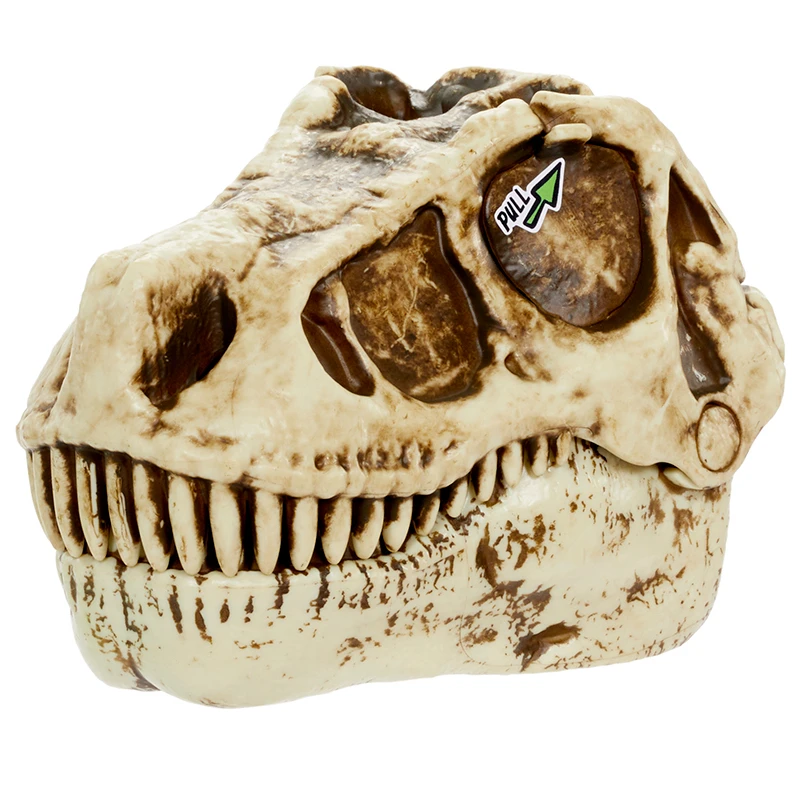 Original MGA Gross MOS Dinosaur Skull Decryption Fossil Skeleton Assembly Slime Boy Toys Holiday Gifts for Children