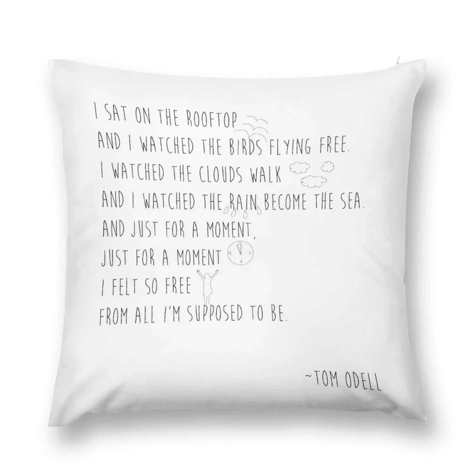 Tom Odell-Supposed to be Throw Pillow Cushion Cover Cushions For Children pillow