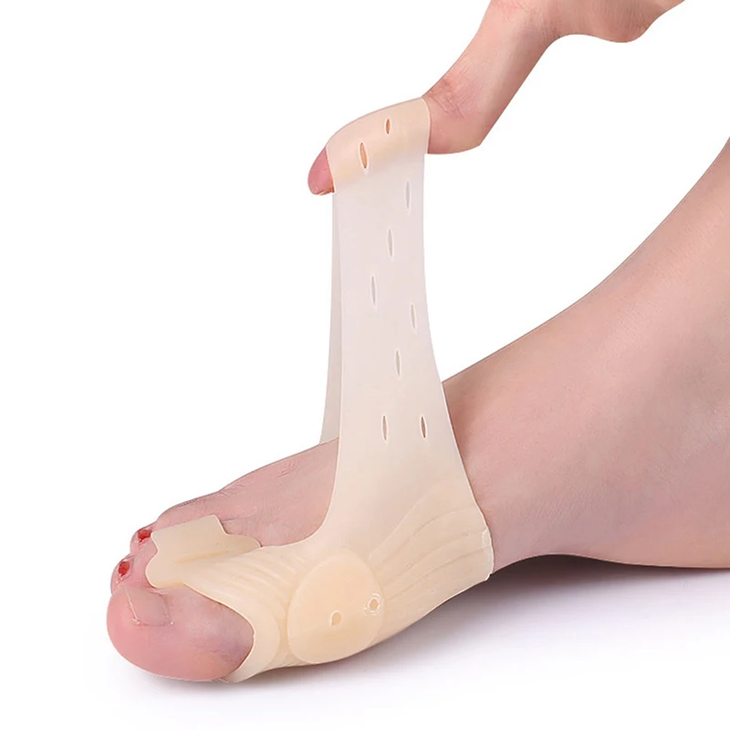 2 Stuks Siliconen Bunion Corrector Teen Separator Teen Teen Valgus Voor Teen Haluksy Vinger Separator Hallux Valgus Corrector