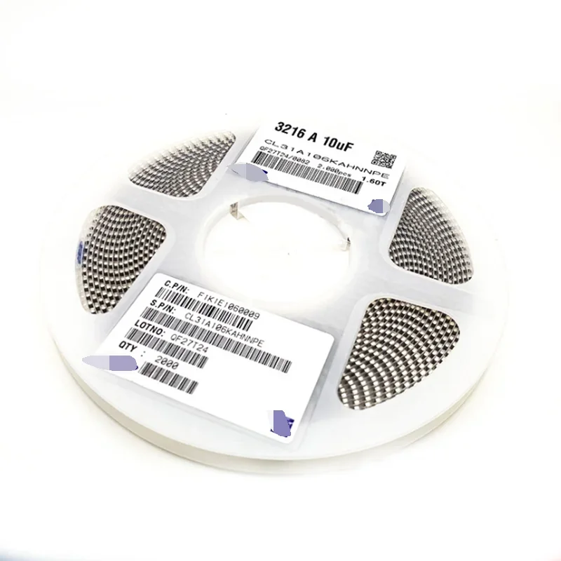 

CL31A106KAHNNPE MLCC SMD Ceramic Capacitors 1206 10uF 10% 25V X5R
