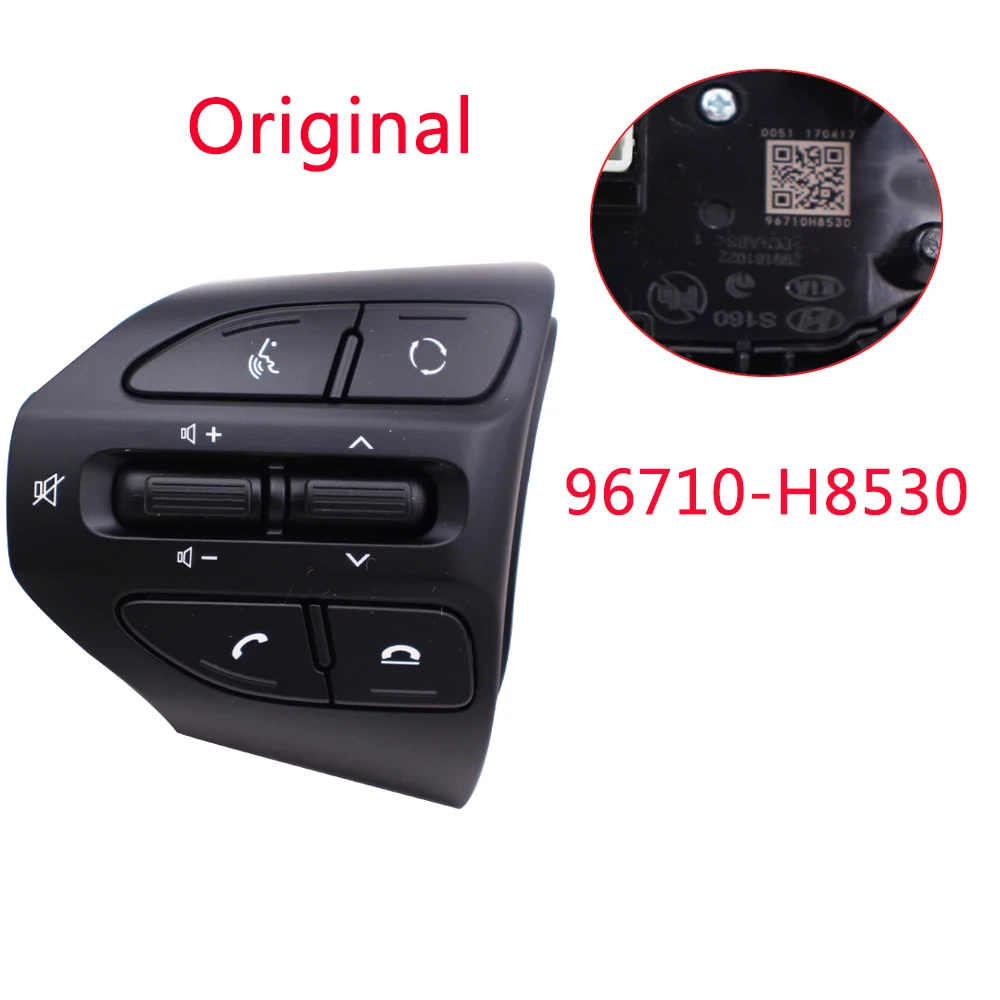 For Rio 4 X-line 2018 2019 for morning 2018 steering wheel switch button left multimedia volume adjustment switch Bluetooth phon