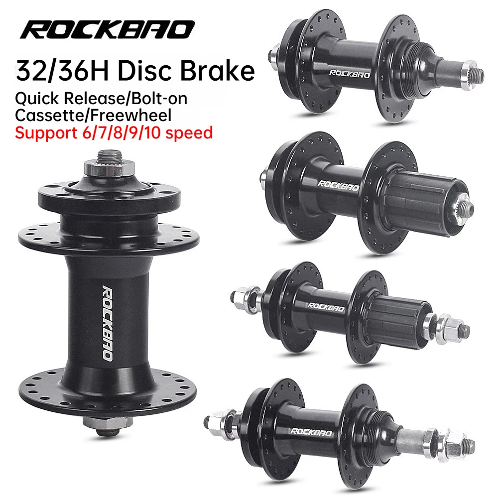 

Втулка для горного велосипеда ROCKBAO с дисковым тормозом, герметичными подшипниками, под кассету/трещотку, быстросъемная, 28/32/36 отверстий, запчасти для велосипедов