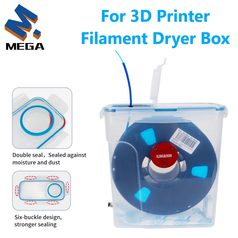 

Сухой ящик для хранения нити для 3D-принтера, нагрев горячего воздуха, держатель для печати, материал, влагостойкий для всех FDM