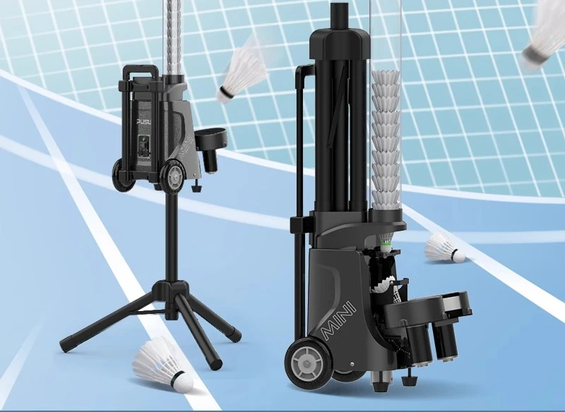 

Badminton serve machine trainer