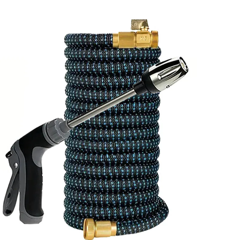 

Expandable Hose Magic Hose High-Pressure Spray Gun for Car Wash Garden Irrigation Portable Adjustable Multi-Functional Long