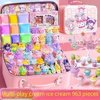 Cream Glue Gooka Set Deluxe Version Girl Handmade Toy Cream Ice Cream Cup Quicksand Gooka Diy Material